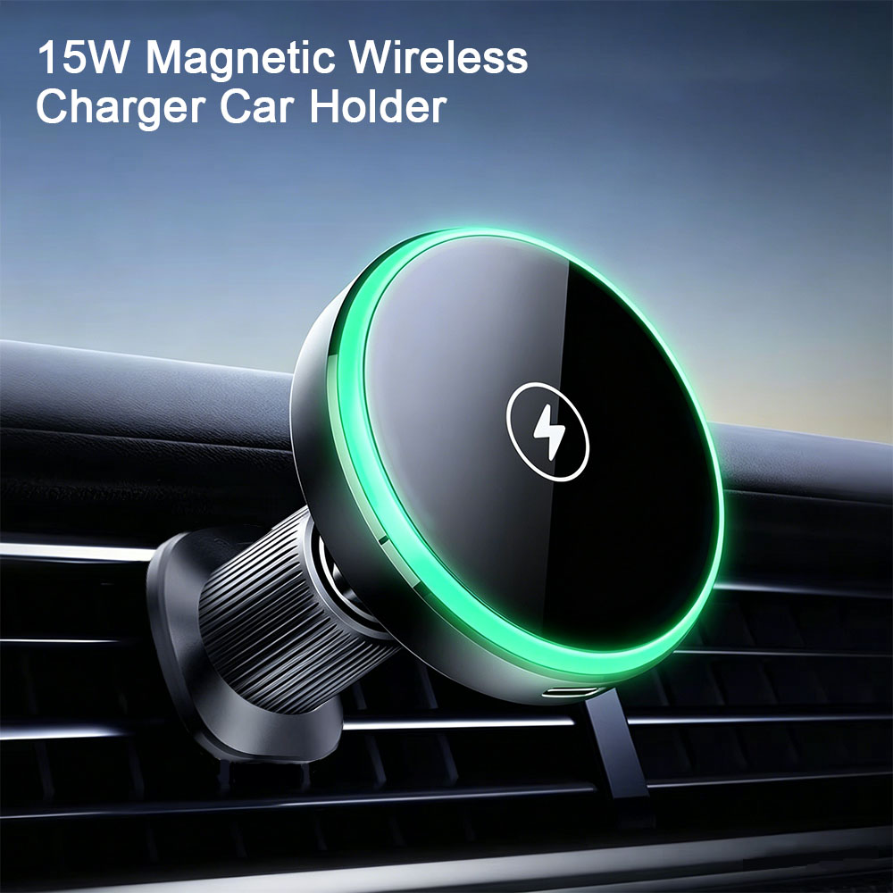 Magnetic Phone Holder For Car Vent - Magnetyczny bezprzewodowy uchwyt ładowarki samochodowej z