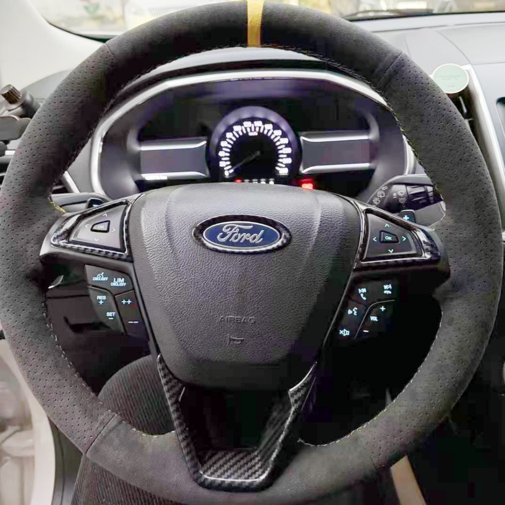 Car Steering Wheel Cover Anti Slip Breathable - Niestandardowy pokrowiec na kierownicę samochodową z