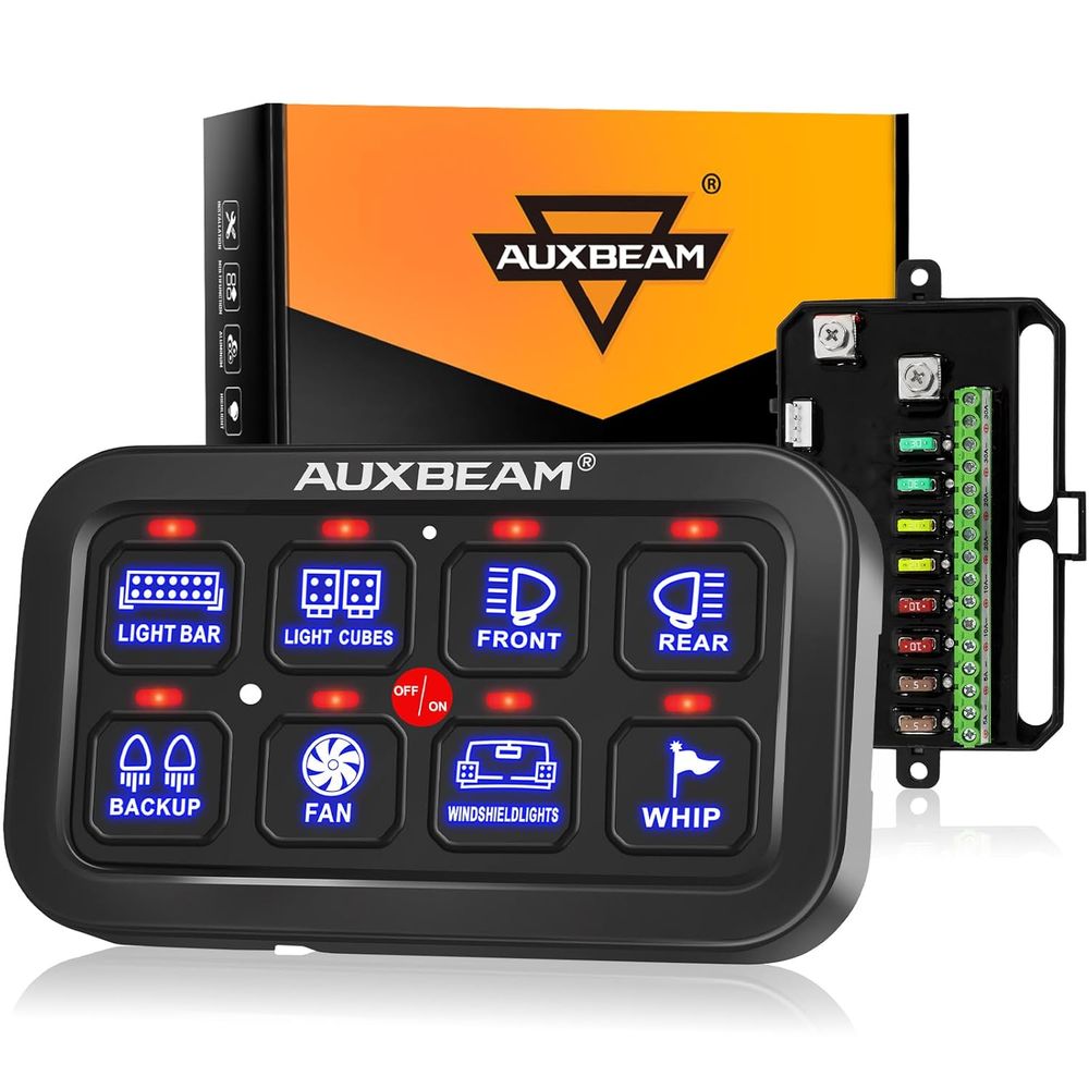 Car Electronics - Panel przełączników 8-kanałowy BA80 Automatyczny Ściemniany