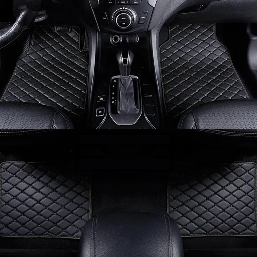Car Floor Mats Universal Waterproof Leather - Dywaniki samochodowe 4 szt. Uniwersalne, wodoodporne,
