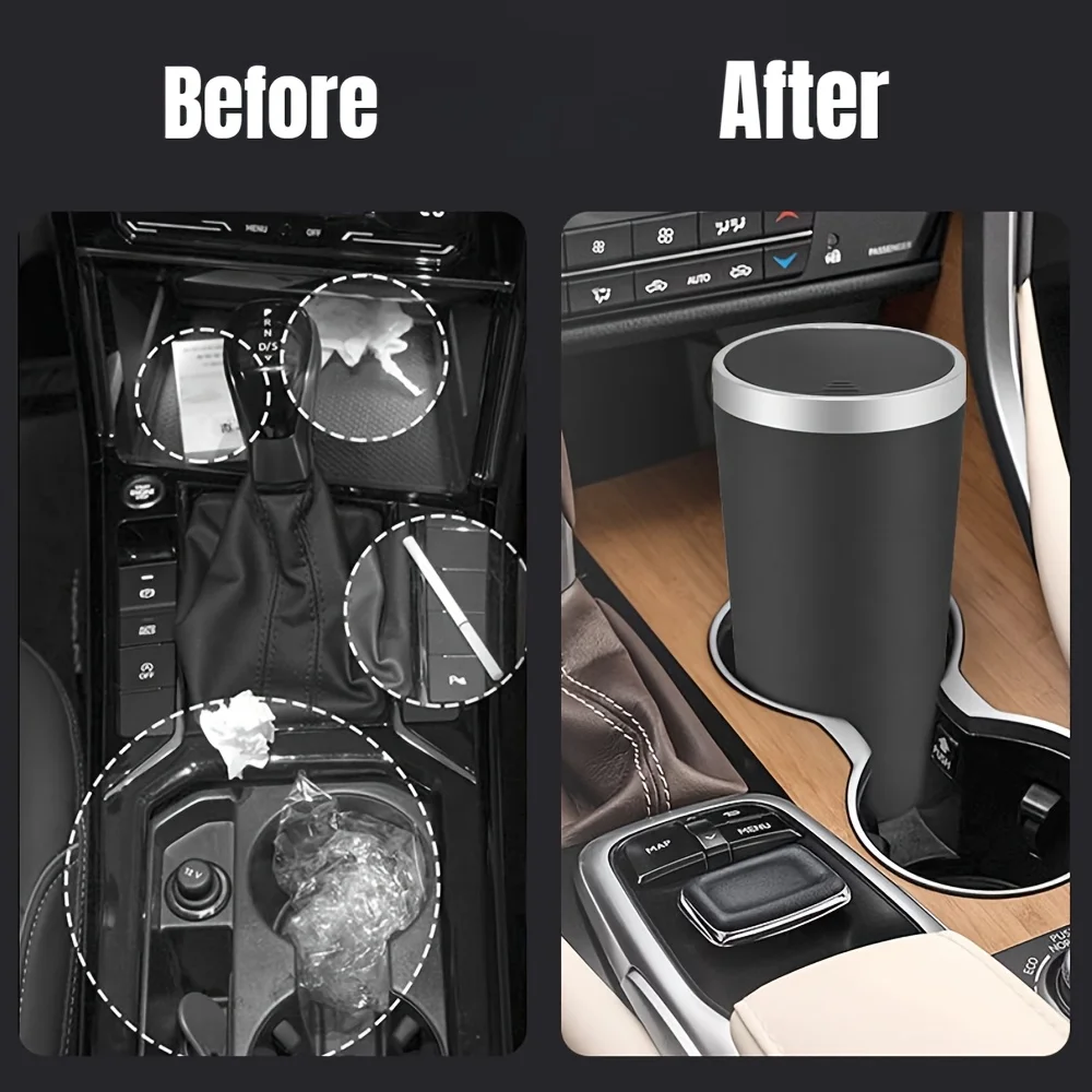 do przechowywania uchwytów na  – Waterproof Car Trash Can With Lid recenzja i cena