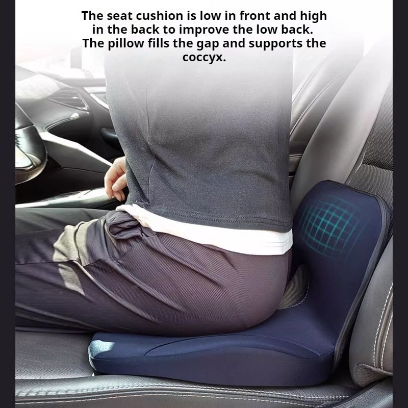 Poduszka do siedzenia głównego – Memory Foam Car Neck Pillow Lumbar Support recenzja i cena