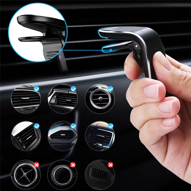 Magnetyczny uchwyt na telefon  – Magnetic Phone Holder For Car Vent recenzja i cena