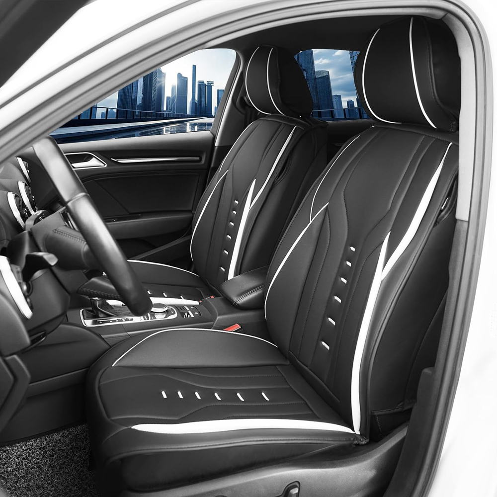 Luksusowe uniwersalne skórzane – Leather Car Seat Covers Full Set Universal recenzja i cena