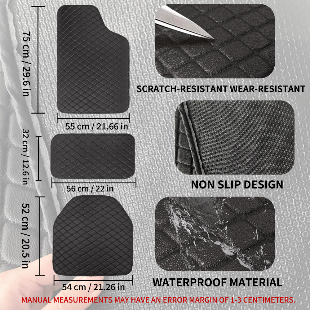 Uniwersalne 5-częściowe skórza – Car Floor Mats Universal Waterproof Leather recenzja i cena