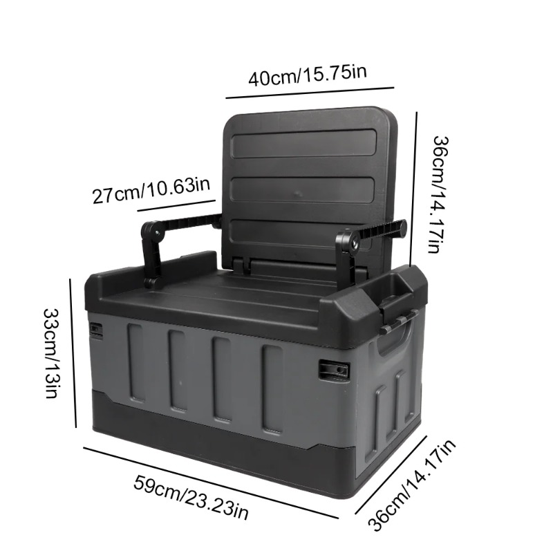 Duży składany pojemnik do prze – Car Trunk Organizer Foldable Storage Box recenzja i cena