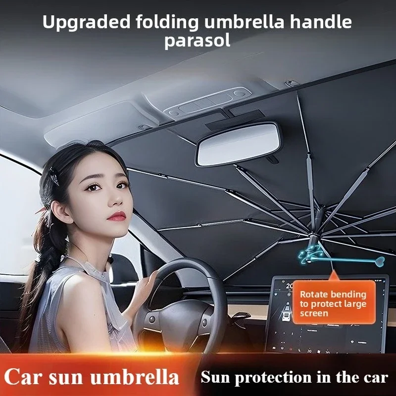 Parasolka przeciwsłoneczna do  – Car Sunshade Windshield Umbrella Foldable recenzja i cena