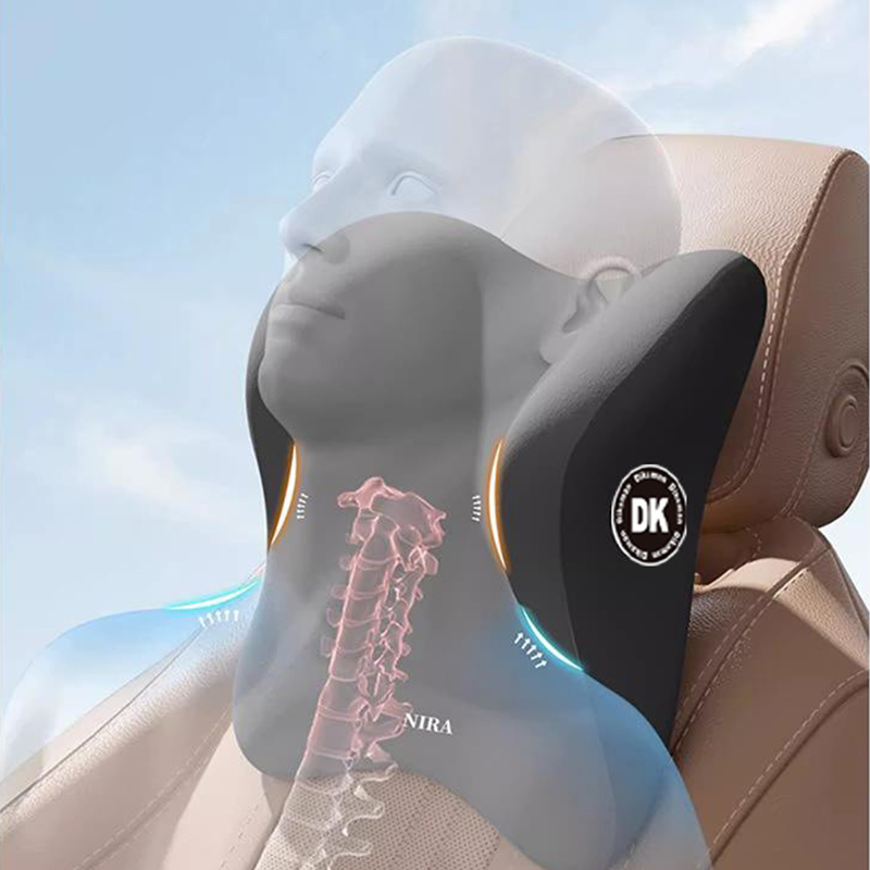 Zestaw poduszki pod szyję i po – Memory Foam Car Neck Pillow Lumbar Support recenzja i cena