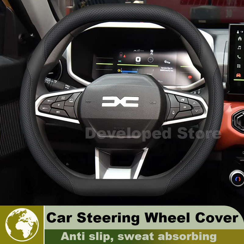 Skórzany pokrowiec na kierowni – Car Steering Wheel Cover Anti Slip Breathable recenzja i cena