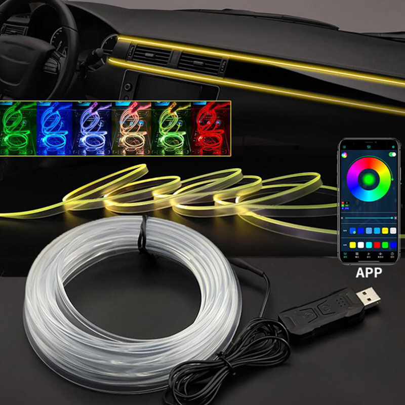 Wnętrze samochodu Atmosfera Św – Led Ambient Interior Car Lights App Control recenzja i cena
