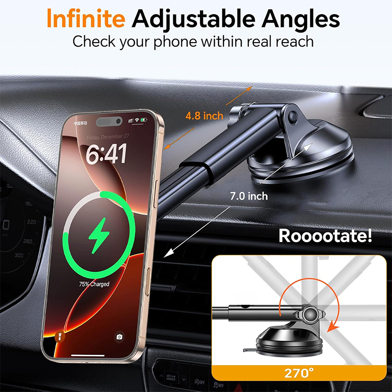 UYUXIO 15W Szybka Ładowarka Be – Wireless Car Charger Mount Fast Charging recenzja i cena