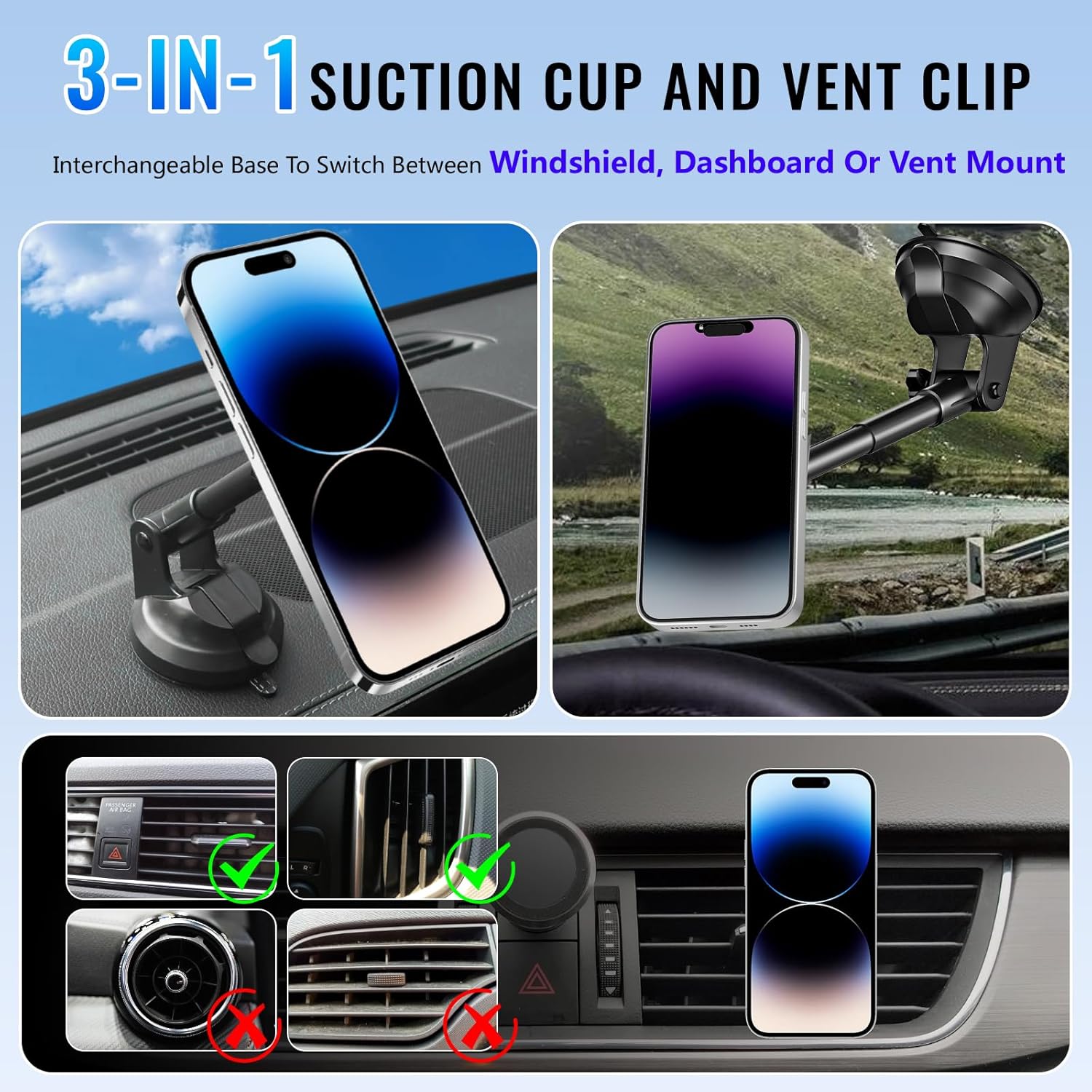UYUXIO 15W Szybka Ładowarka Be – Wireless Car Charger Mount Fast Charging recenzja i cena