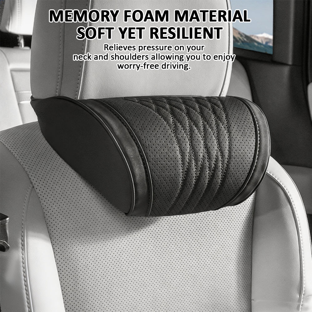 Luksusowa poduszka pod głowę d – Memory Foam Car Neck Pillow Lumbar Support recenzja i cena