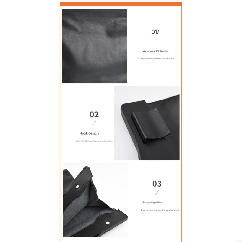 Worek na śmieci ze skóry PU do – Waterproof Car Trash Can With Lid recenzja i cena