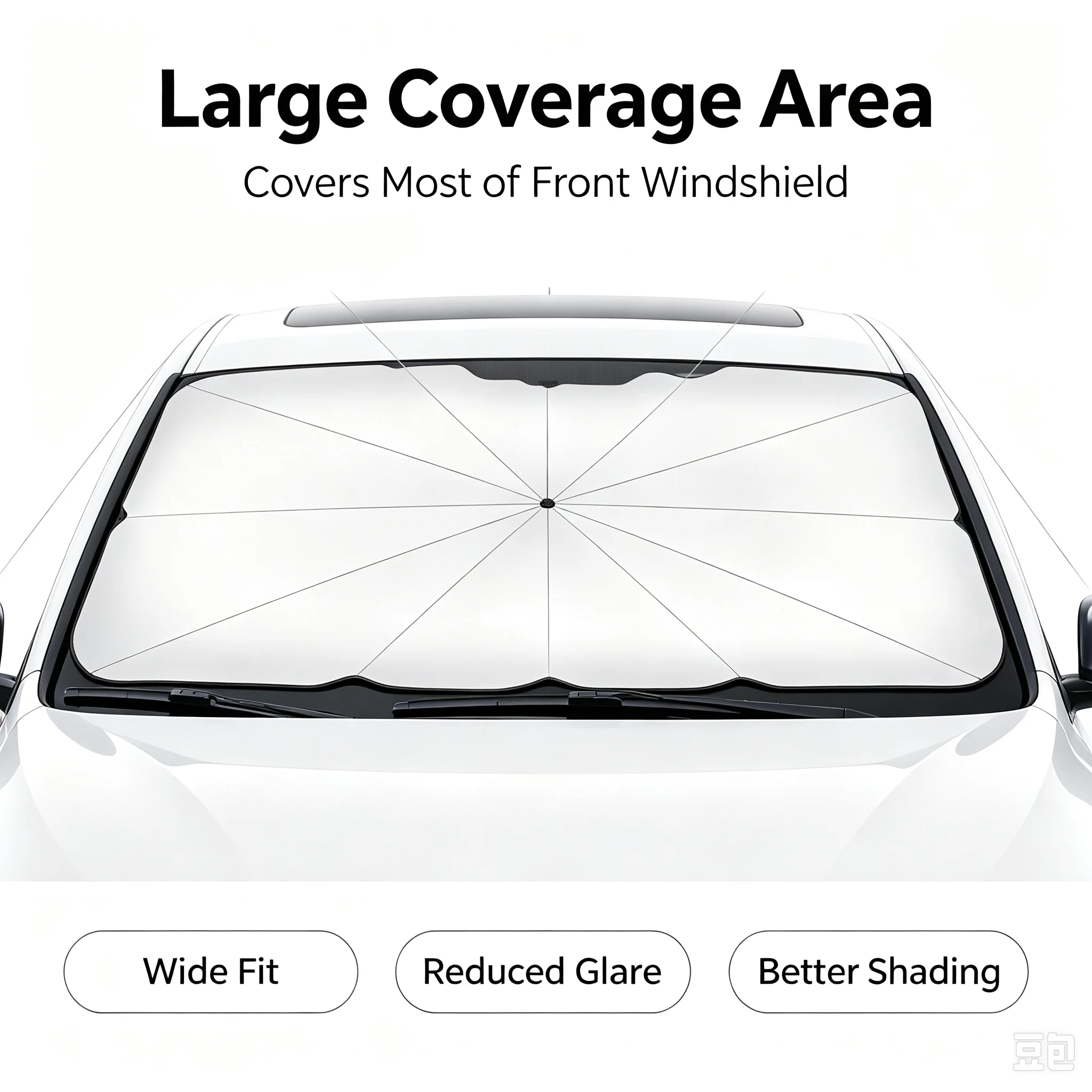 Składana osłona przeciwsłonecz – Car Sunshade Windshield Umbrella Foldable recenzja i cena