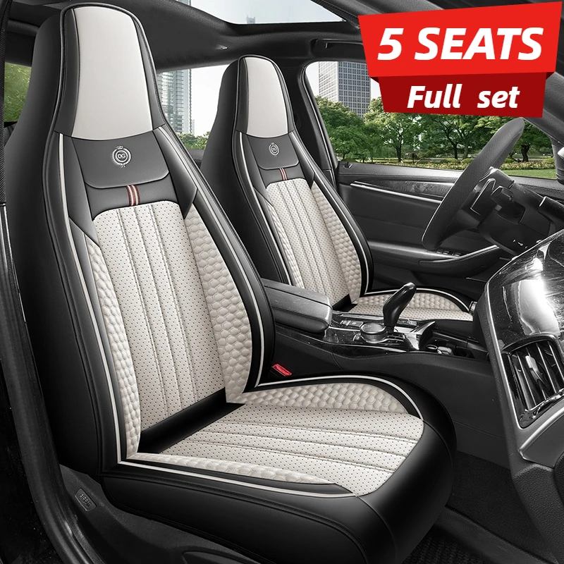 Luksusowy zestaw pokrowców 3D  – Leather Car Seat Covers Full Set Universal recenzja i cena