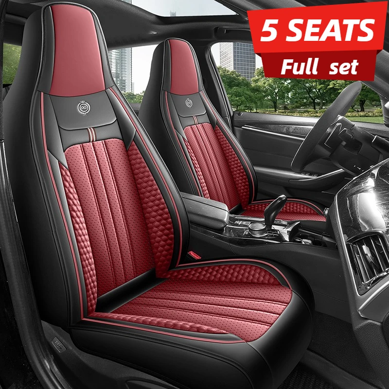 Luksusowy zestaw pokrowców 3D  – Leather Car Seat Covers Full Set Universal recenzja i cena