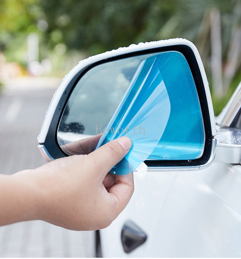 2szt Folia przeciwdeszczowa na – Anti Glare Car Rearview Mirror Film recenzja i cena
