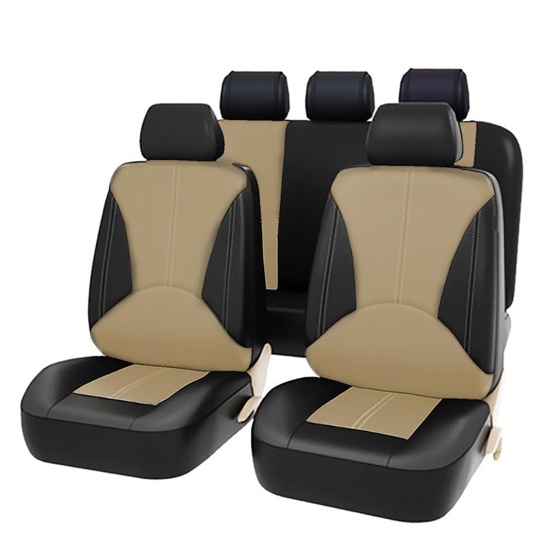 Uniwersalne czarne pokrowce na – Leather Car Seat Covers Full Set Universal recenzja i cena